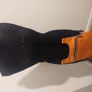 Black Lace Bandeau with Intricate Detailing